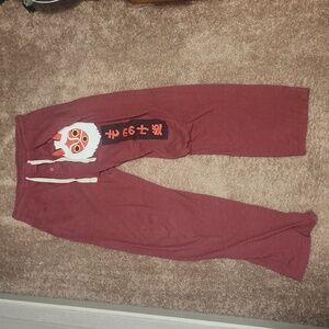 Unisex Princess Mononoke Pajama Pants Large